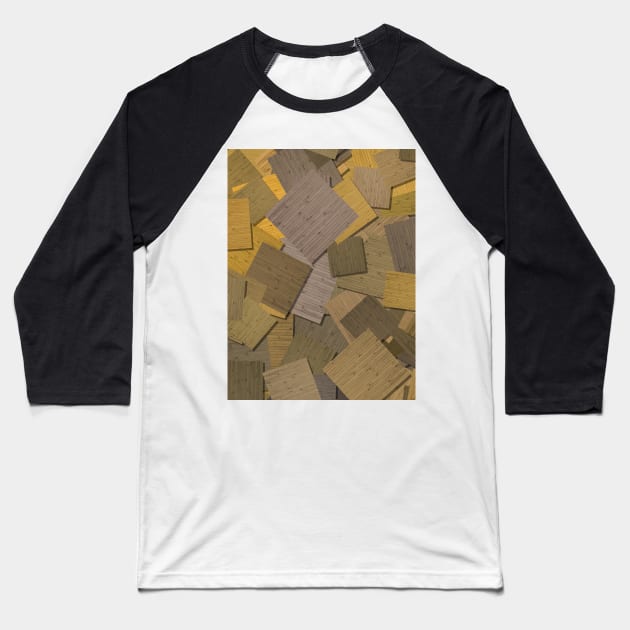Pattern composed of colored squares Baseball T-Shirt by Hujer